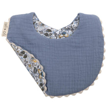 Load image into Gallery viewer, ALI + OLI Muslin Cotton Reversable Baby Bib
