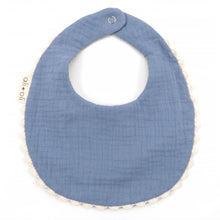 Load image into Gallery viewer, ALI + OLI Muslin Cotton Reversable Baby Bib
