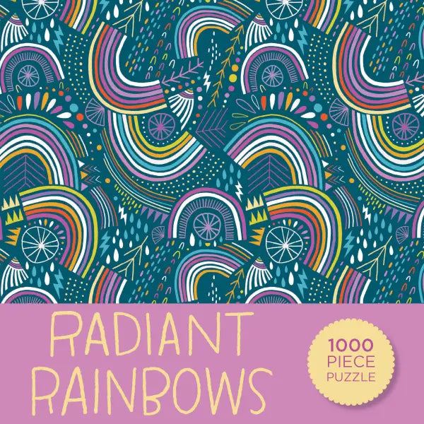 GIBBS SMITH Radiant Rainbows Puzzle 1000 Piece